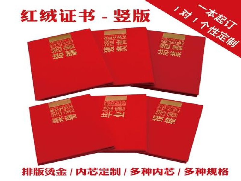聘书任命书定制 聘书任命书定制-红金大气喜庆风